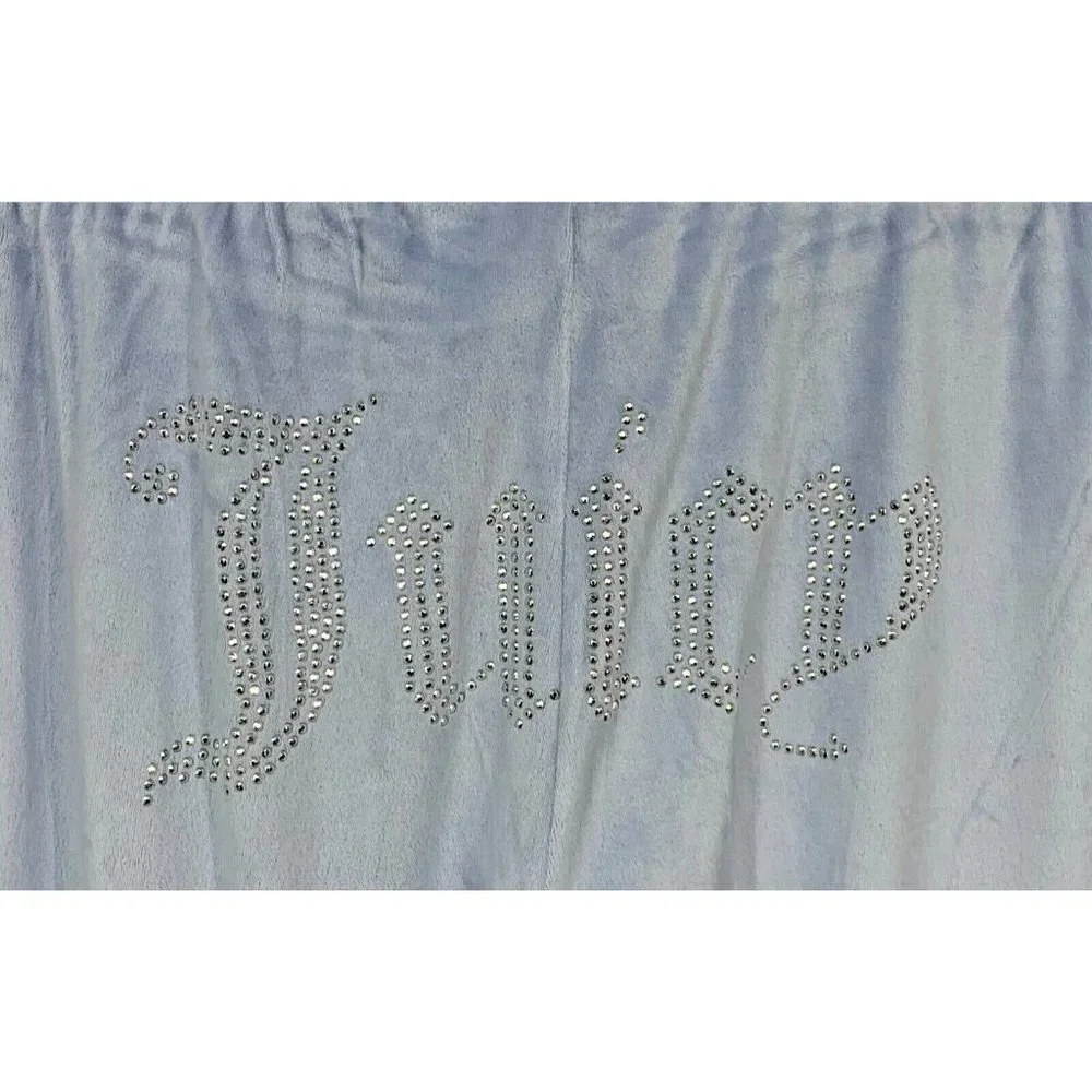 Juicy Sleep Set Women Size Large L Velour Short Sleeve Winter Frost JC9483U New - Picture 7 of 11